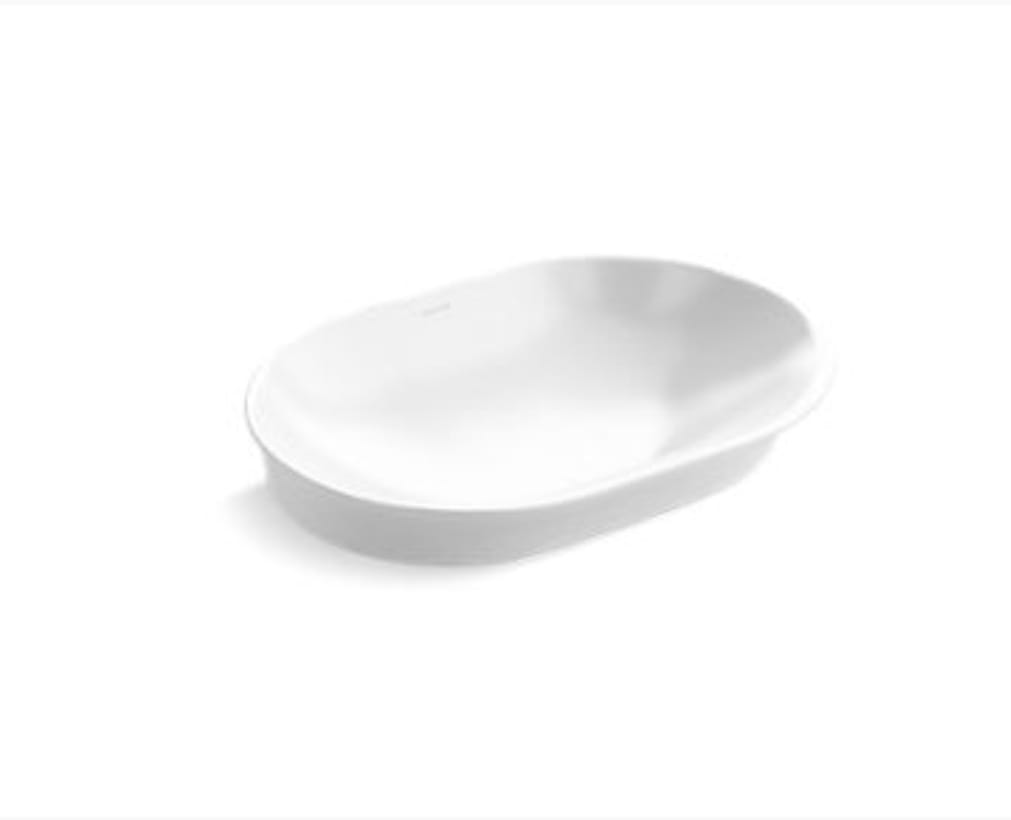 KOHLER VIVE VESSEL W/O DECK 545*400 MM (WHITE)